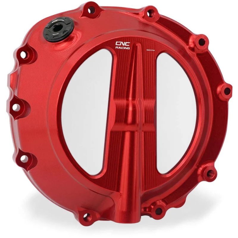 Prezzo Basso Carter frizione trasparente BMW CA801 comando filo CNC Racing Rosso