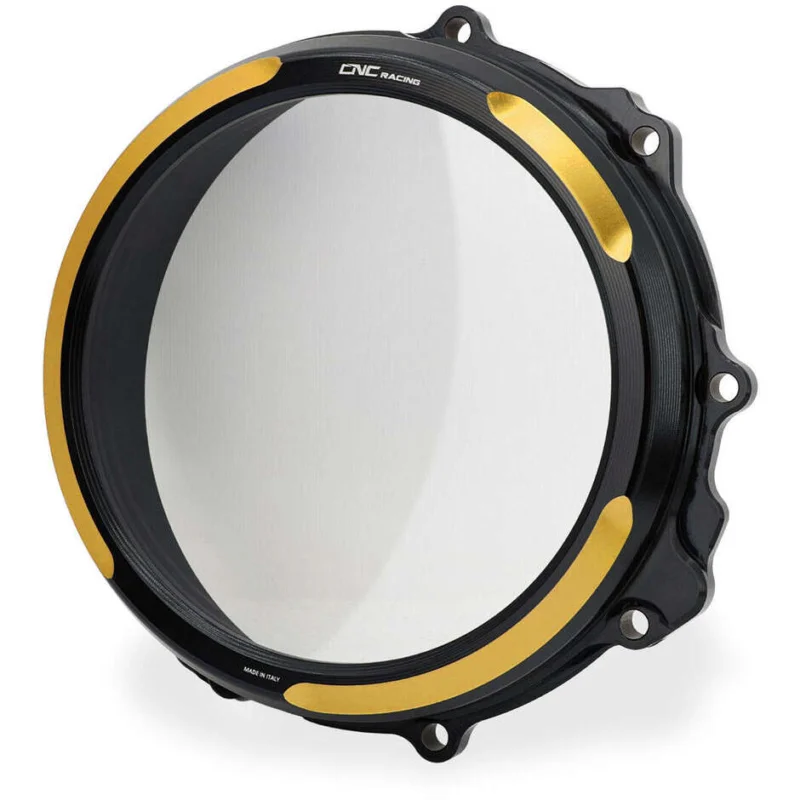 Carter frizione trasparente CA300 MV Agusta - comando idraulico - Bicolor CNC Racing Nero Oro Esclusivo