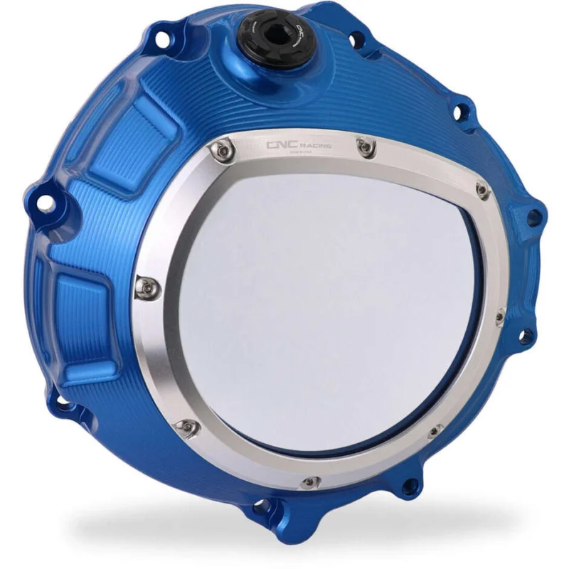 Spedizione Gratuita Carter frizione trasparente CA800 BMW CNC Racing Blu Argento