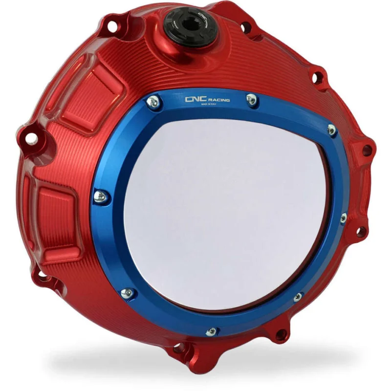 Consegna Rapida Carter frizione trasparente CA800 BMW CNC Racing Rosso Blu
