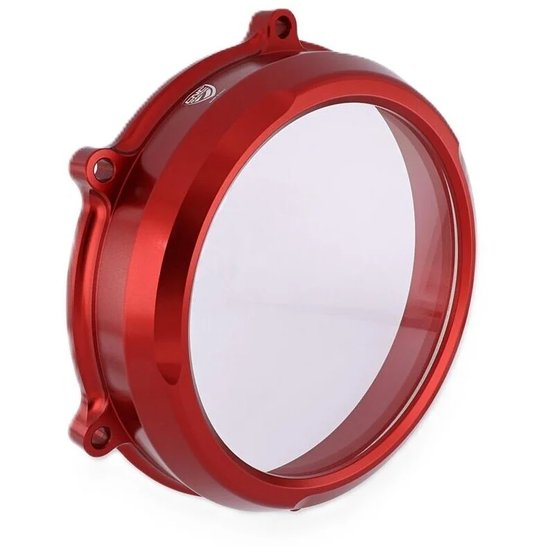 Professionale Carter trasparente CA210 per frizioni ad olio Ducati Multistrada V4 - Diavel V4 CNC Racing Rosso