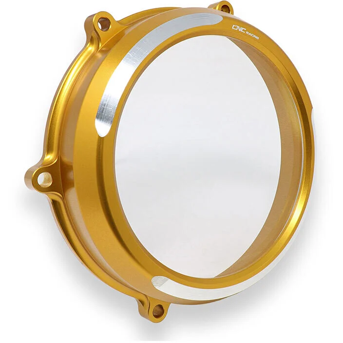 Reso Gratuito Carter trasparente CA210 per frizioni ad olio Ducati Multistrada V4 e Diavel V4 - BICOLOR CNC Racing Oro