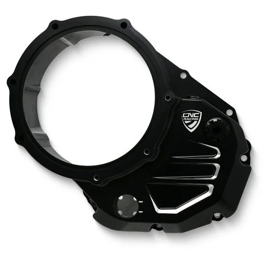 Offerta Del Giorno Carter trasparente CA502 per frizioni ad olio Ducati - solo corpo CNC Racing Nero