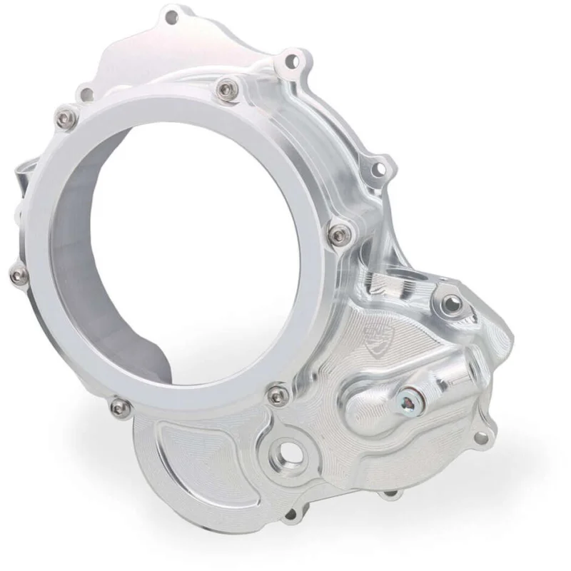 Ultimissimo Modello Carter trasparente CA510 per frizioni ad olio Ducati CNC Racing Argento
