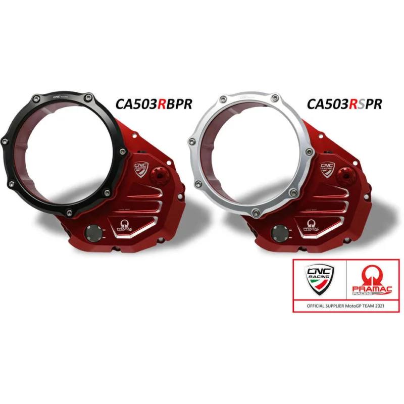 Affare Carter Trasparente Frizioni ad Olio Ducati Pramac Racing Limited Edition CNC Racing Rosso Nero
