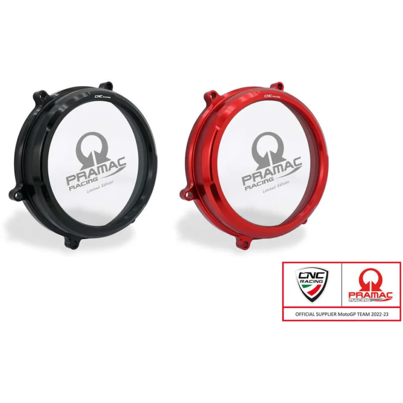 Spedizione Gratuita Carter trasparente per frizioni ad olio CA202 Ducati Panigale V2 - Streetfighter V2 - Pramac Racing Limited Edition CNC Racing Rosso