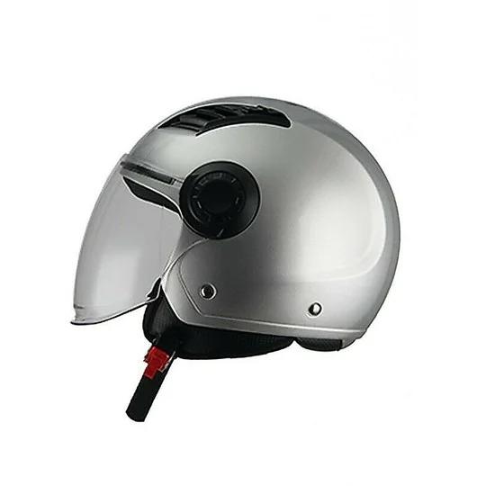 Ultime Pezzi Casco Demi-Jet Moto BHR 804 TOP Silver