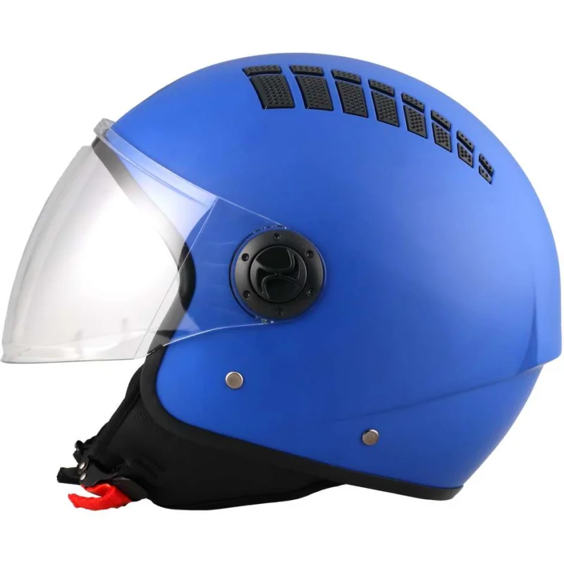 Prezzo Scontato Casco Demi-Jet Moto BHR 810 Air Blu Opaco