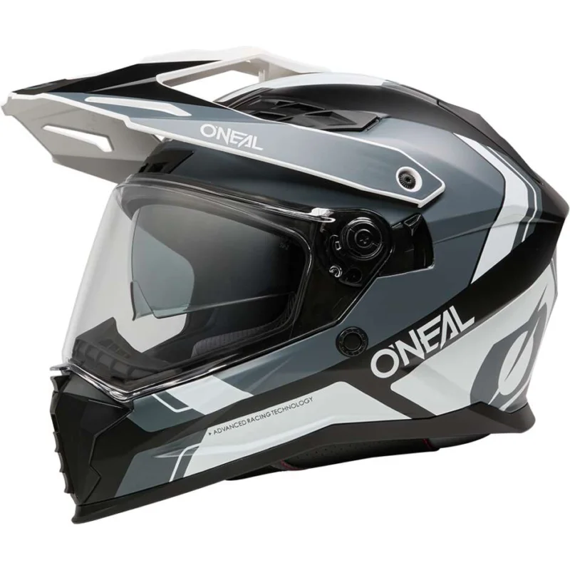 Offerta Speciale Casco Enduro O'NEAL D-SRS NOMAD Nero Bianco Grigio