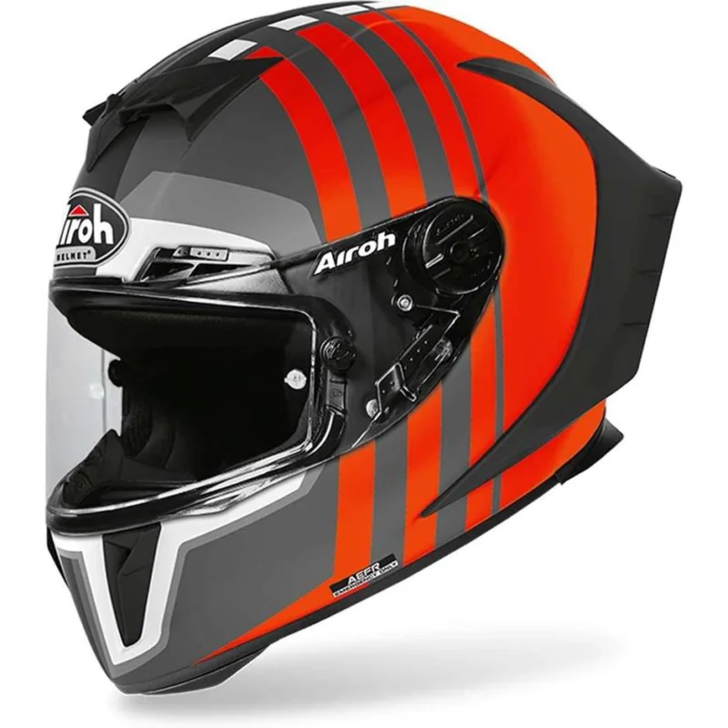 Occasione Imperdibile Casco Integrale in Fibra Moto Airoh GP550 S Skyline Arancio Opaco
