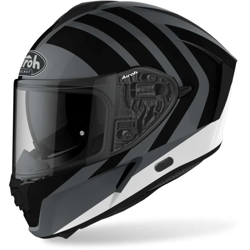 Casco Integrale Moto Doppia Visiera Airoh SPARK Scale Grigio Nero Opaco Bestseller