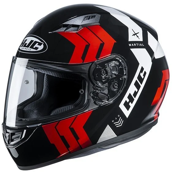 Pagamento Sicuro Casco Integrale Moto HJC CS-15 MARTIAL MC1 Nero Rosso