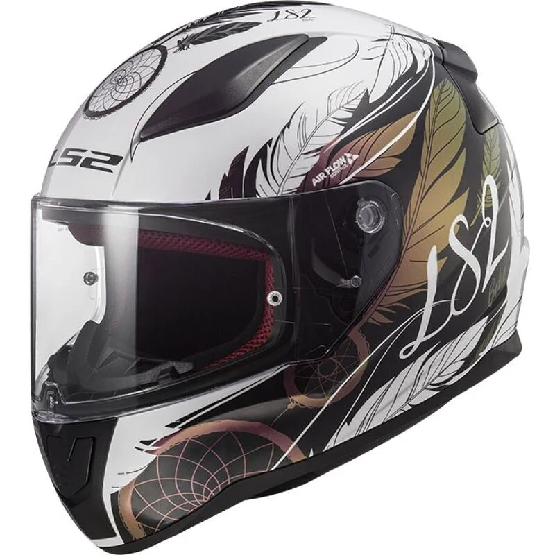 Offerta Casco Integrale Moto Ls2 FF353 RAPID 2 Boho Bianco Nero Rosa