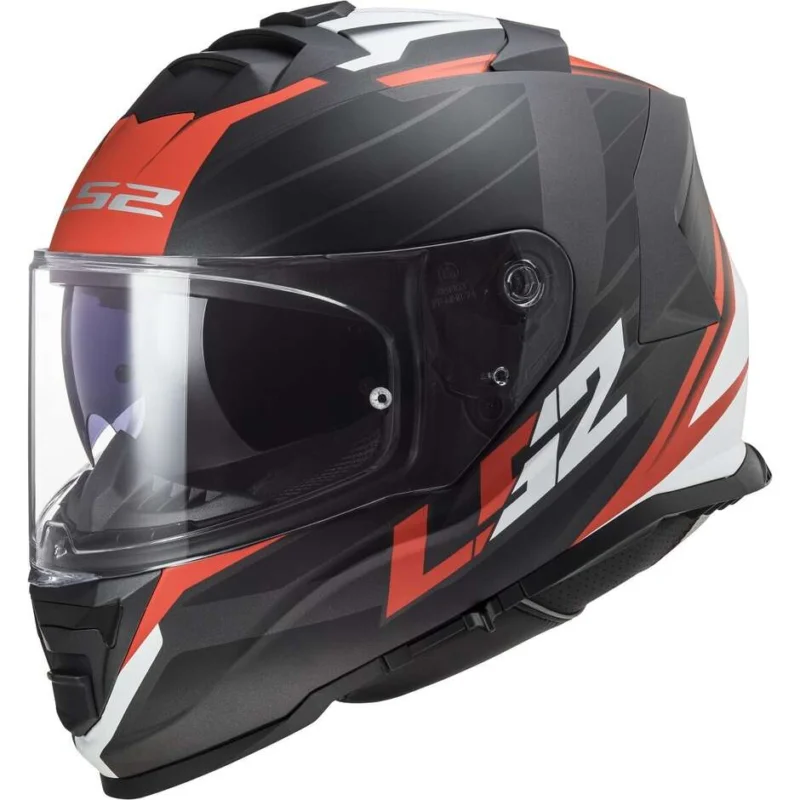 Casco Integrale Moto Ls2 FF800 STORM 2 NERVE Nero Rosso Opaco Miglior Prezzo