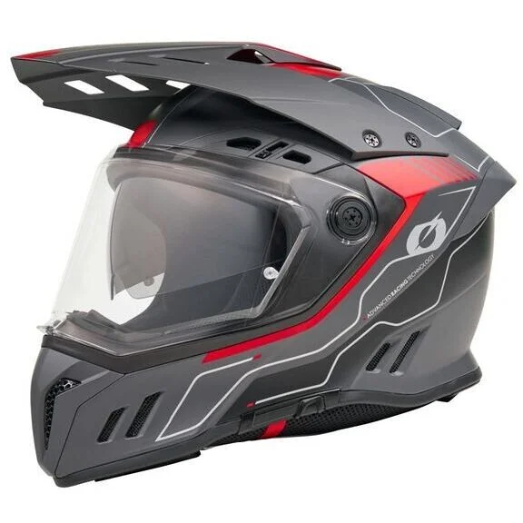 Casco Integrale O'NEAL SIERRA RS ECHO V.26 Nero Rosso Nuova Collezione
