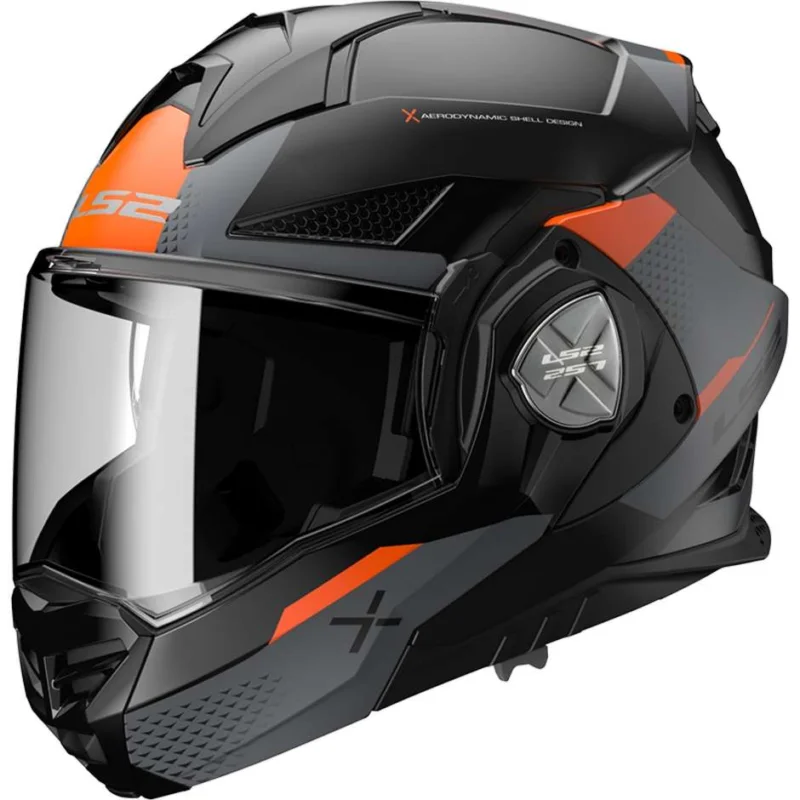 Casco Modulare In HPFC Omologato P/J Ls2 FF901 ADVANT X OBLIVION Nero Opaco Titanio Bestseller
