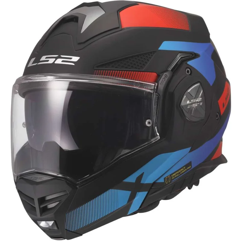 Sconto Casco Modulare In HPFC P/J LS2 FF901 ADVANT X NOVA Nero Rosso Blu