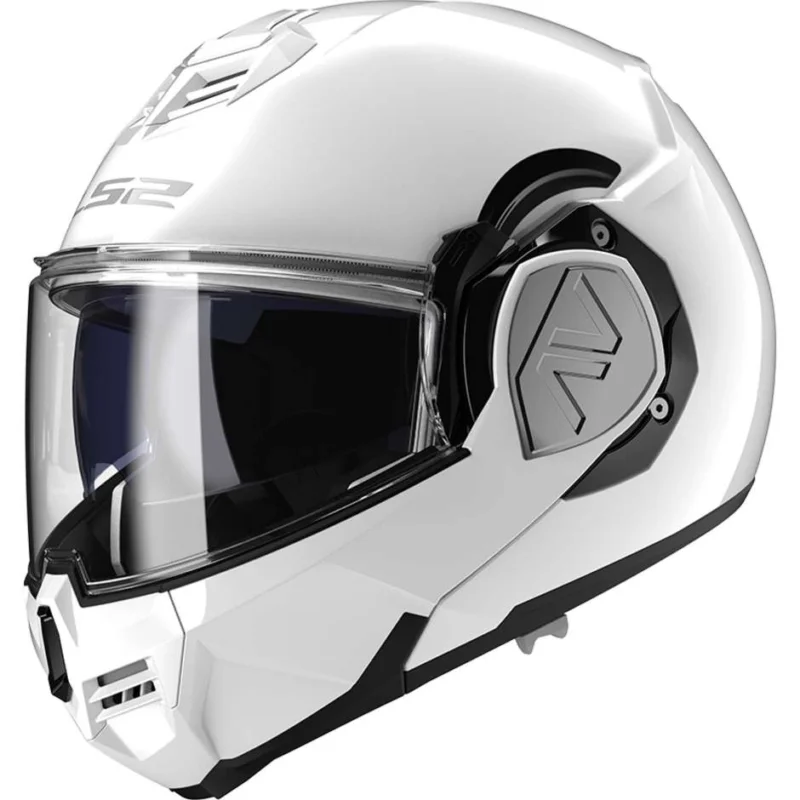 Casco Modulare Omologato P/J Ls2 FF906 ADVANT SOLID Bianco Solo Oggi