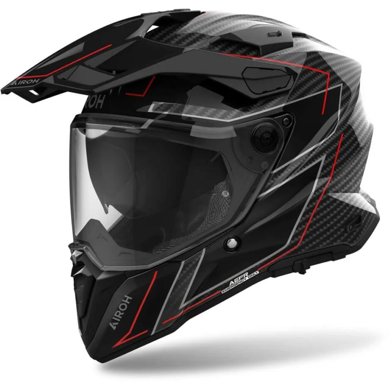 Solo Oggi Casco Moto Adventure Airoh COMMANDER 2 CARBON STYLISH