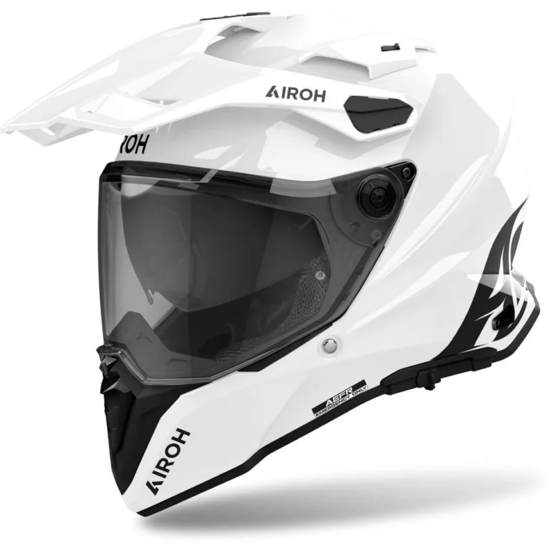 Casco Moto Adventure Airoh COMMANDER 2 COLOR Bianco Promozione