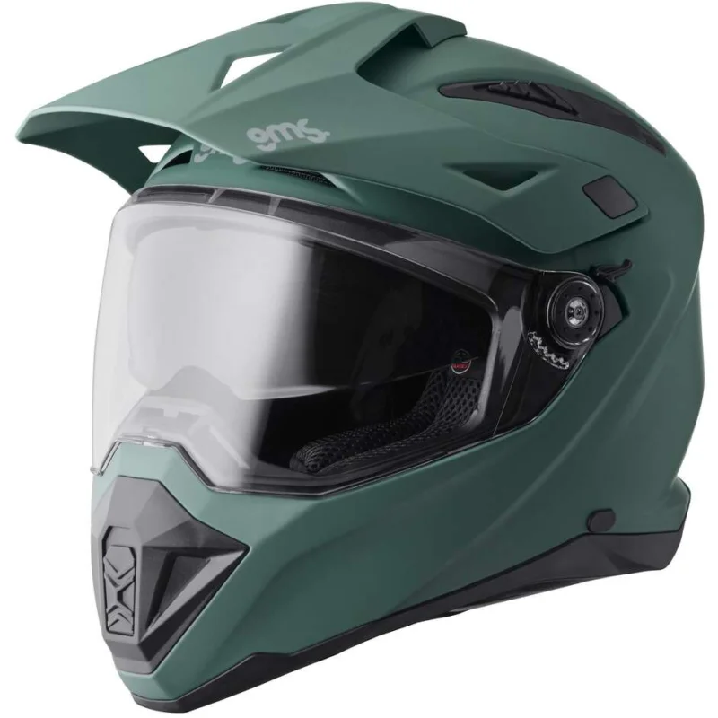 Casco Moto Adventure GMS Adventus verde Prezzo Scontato
