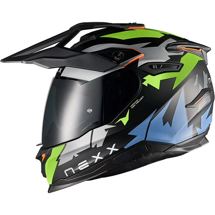 Casco Moto Adventure Nexx V.Traveler PRIMAL Nero Neon Compra Oggi Stesso