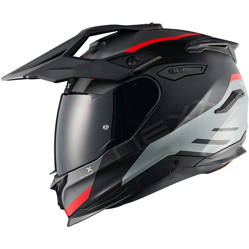 Quantità Limitata Casco Moto Adventure Nexx V.Traveler Quest Nero Rosso