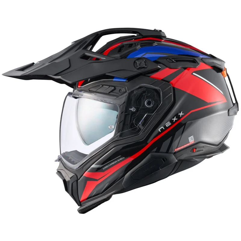 Offerta Limitata Casco Moto Adventure Nexx X.WED3 Gobi Rosso Blu