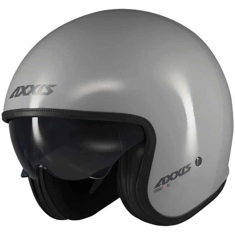 Prezzo Di Fabbrica Casco Moto Axxis Jet of507 Hornet S Sv Solid A2 Grigio