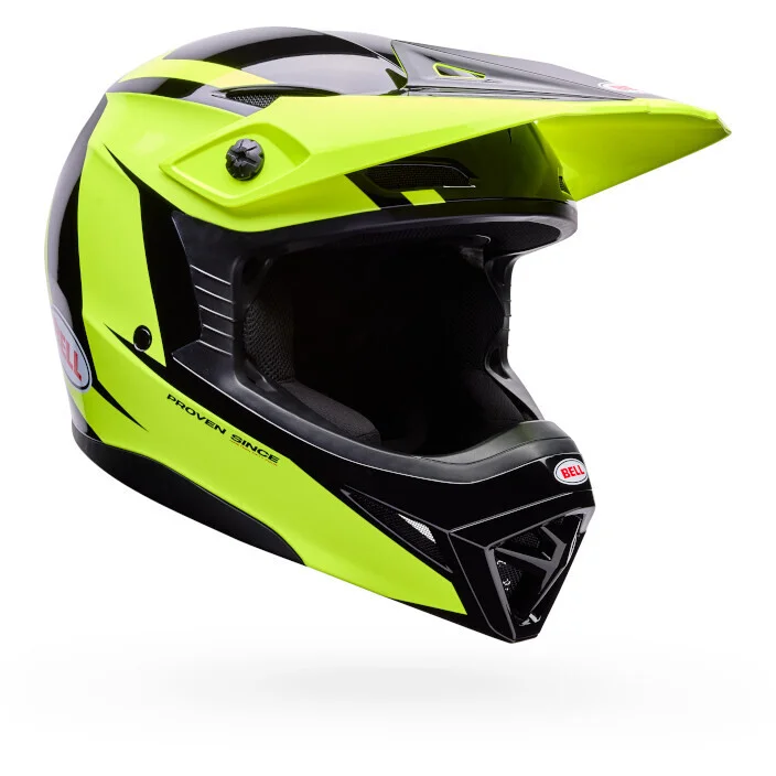 Più Venduto Casco Moto Bambino Cross Enduro Bell MX-10 Mips Youth TALON Giallo Nero