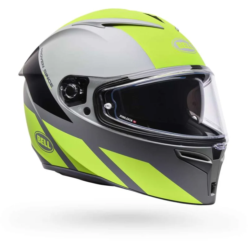 Casco Moto Bell LITHIUM MIPS TECH Giallo Grigio Spedito Oggi