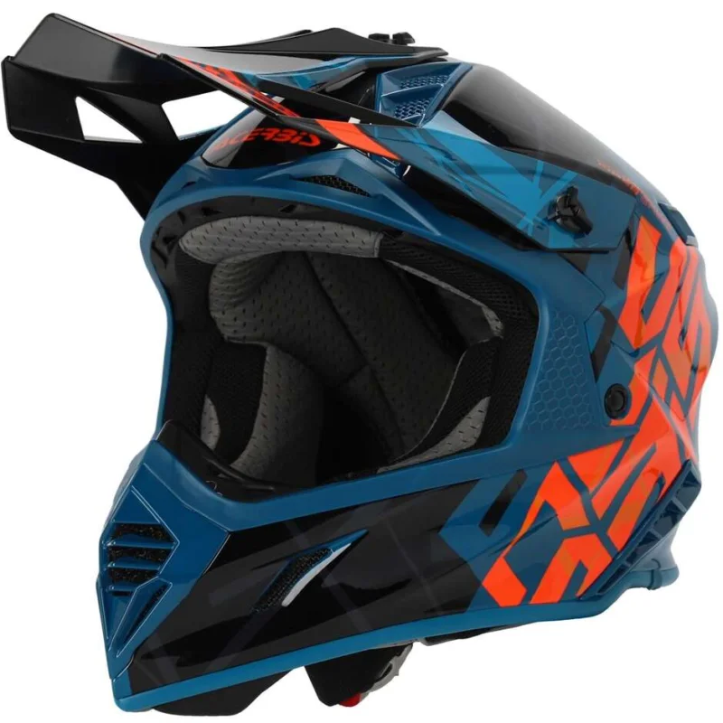 Popolare Casco Moto Cross Acerbis X-TRACK 2206 Nero Verde