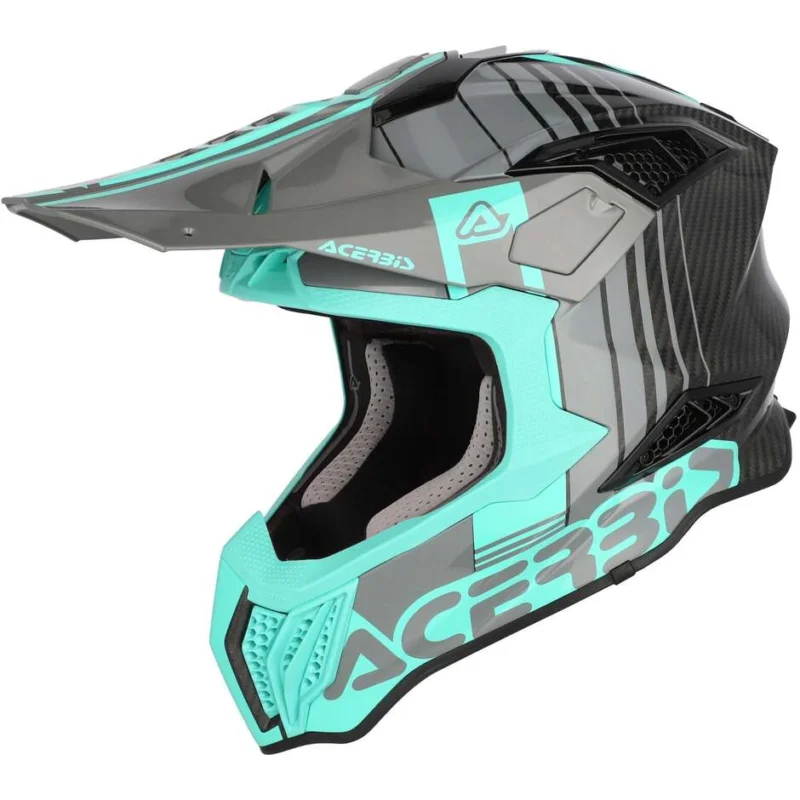 Super Prezzo Casco Moto Cross Enduro Acerbis AIRSTRIKE-C Turchese