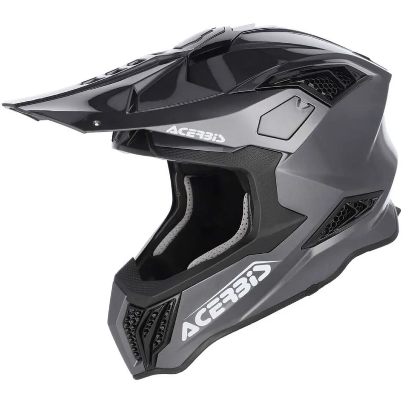 Esclusivo Casco Moto Cross Enduro Acerbis AIRSTRIKE-X Grigio