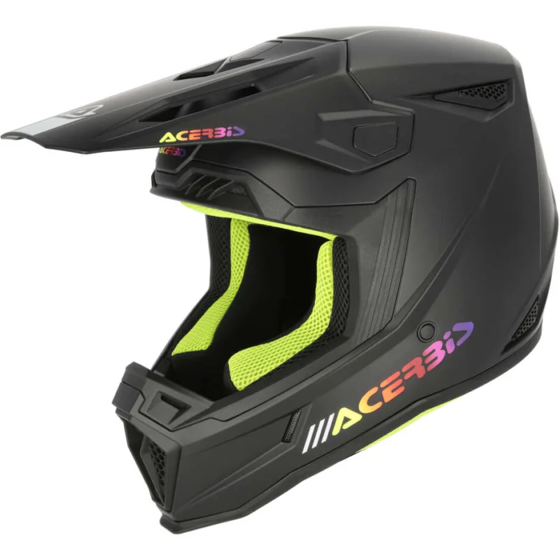 Solo Oggi Casco moto Cross Enduro Acerbis Whoops Mono Nero