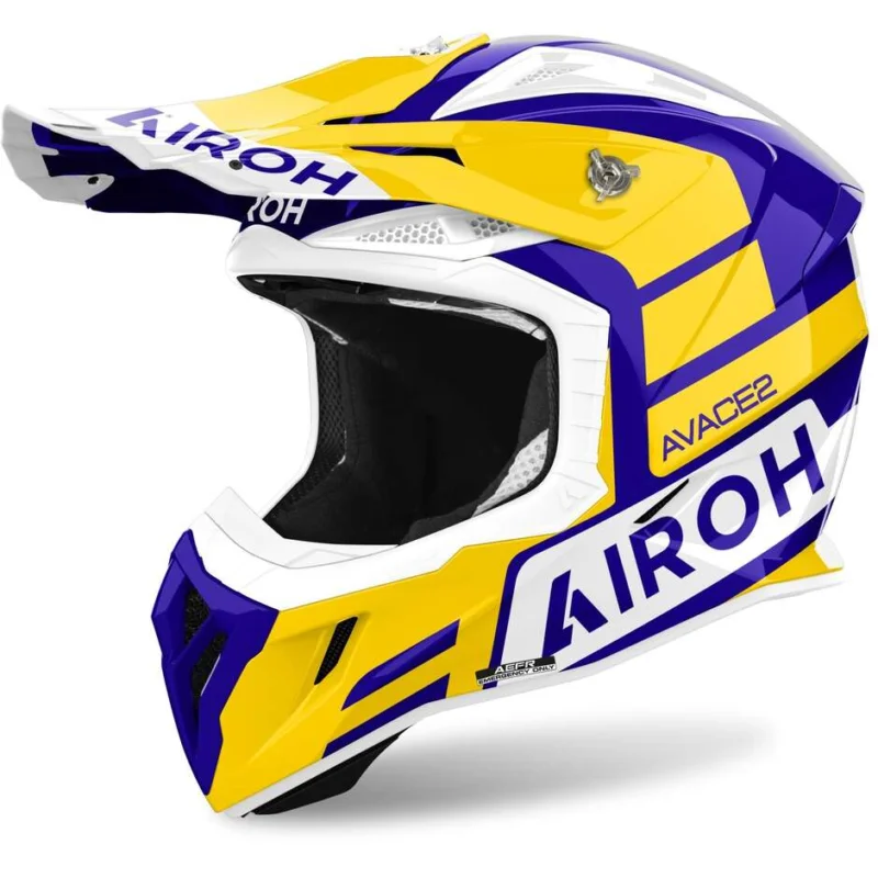 Occasione Imperdibile Casco Moto Cross Enduro Airoh AVIATOR ACE 2 SAKE Giallo