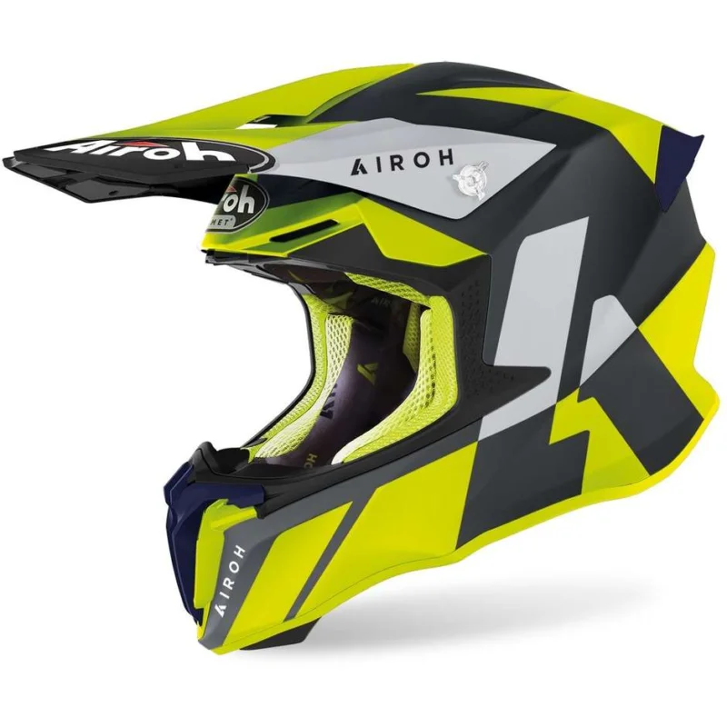 Casco Moto Cross Enduro Airoh TWIST 2.0 Lift Giallo Opaco Ordina Subito