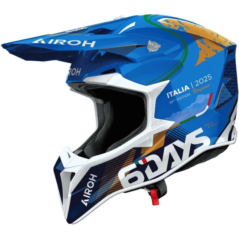 Casco Moto Cross Enduro Airoh WRAAAP 6DAYS ITALY 2025 Compra Adesso