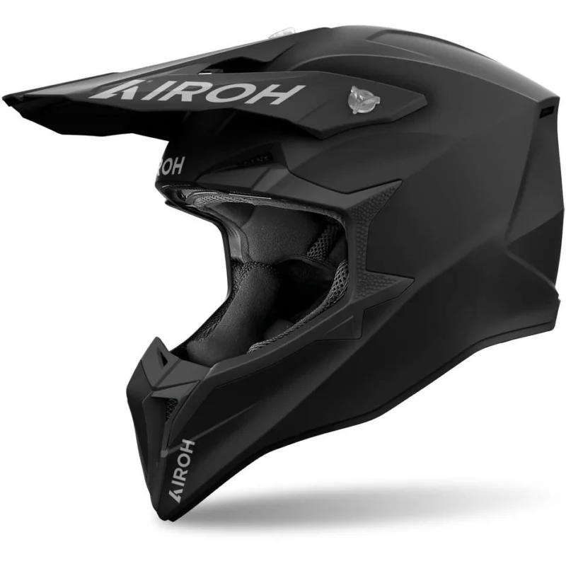 Promo Stagionale Casco Moto Cross Enduro Airoh WRAAAP COLOR Nero Opaco
