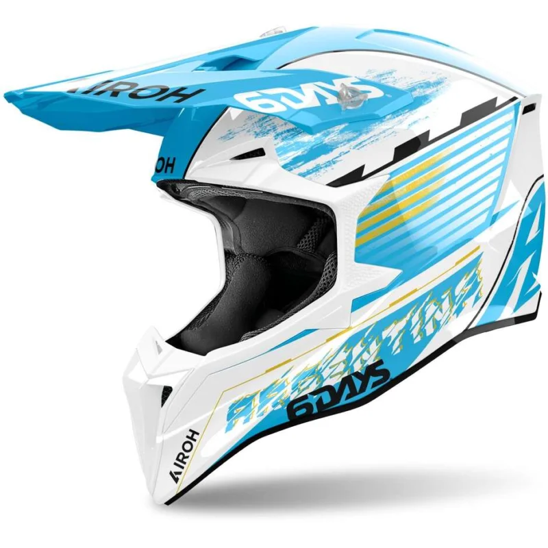 Casco Moto Cross Enduro Airoh WRAAAP SIXS DAYS ARGENTINA Spedizione Espresso