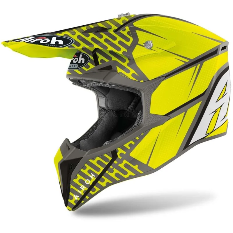 Prezzo Basso Casco Moto Cross Enduro Airoh WRAAP Idol Antracite Opaco