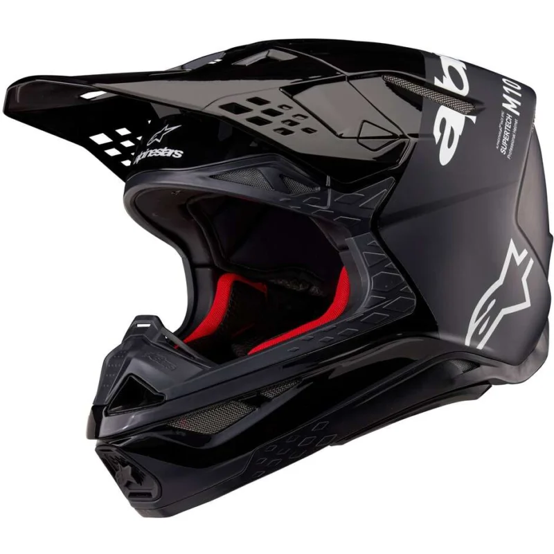 Casco Moto Cross Enduro Alpinestars SUPERTECH S-M10 FLOOD 22.06 M & G Grigio Nero Sconto