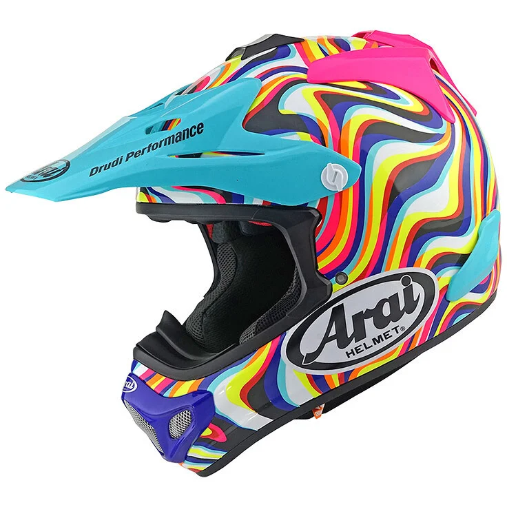 Professionale Casco Moto Cross Enduro Arai MX-V EVO Stream Rosa