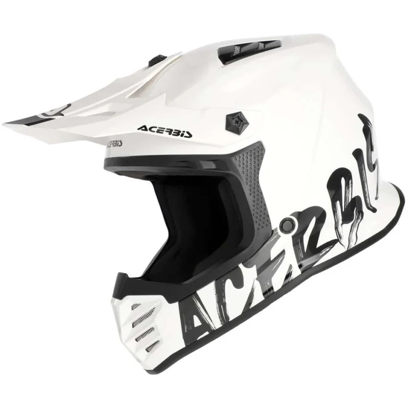 Prezzo Basso Casco Motocross Enduro Bambino AcerbisPROFILE JUNIOR Bianco