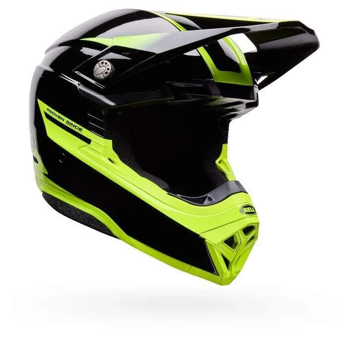 Più Venduto Casco Moto Cross Enduro Bell Moto-10 Mips FADE Nero Giallo