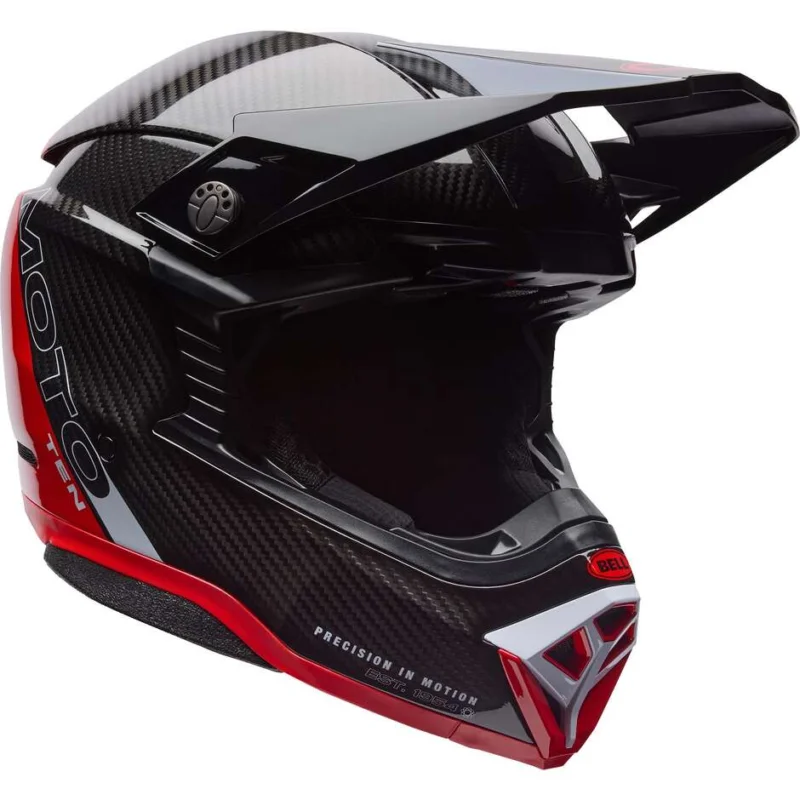 Casco Moto Cross Enduro Bell Moto-10 Spherical STRIKE Rosso Subito Disponibile