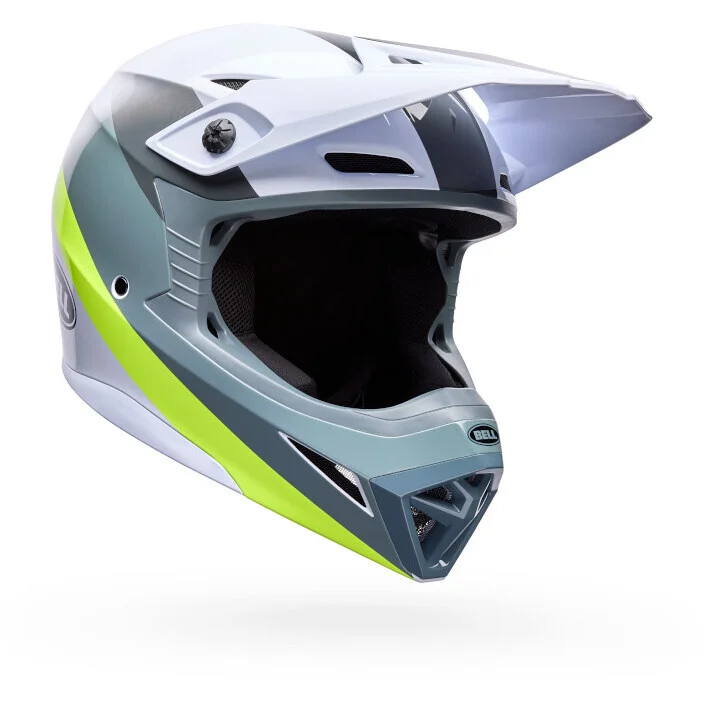 Casco Moto Cross Enduro Bell MX-10 Mips AVIATOR Bianco Verde Bestseller