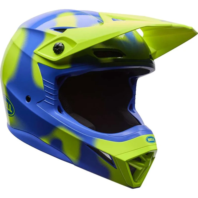 Ultime Pezzi Casco Moto Cross Enduro Bell MX-10 Mips CAMO Fluo Giallo