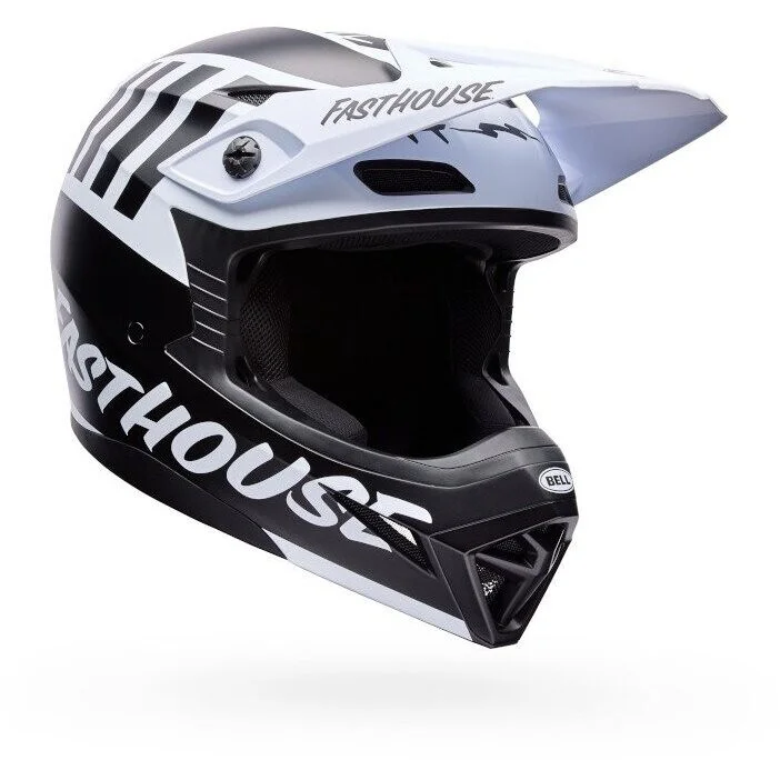 Casco Moto Cross Enduro Bell MX-10 Mips FH Nero Bianco Ordina Subito