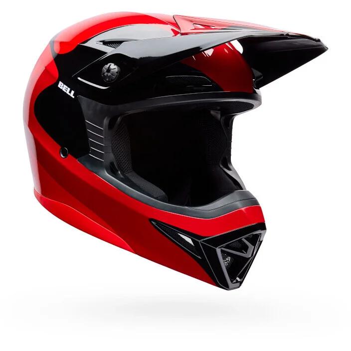 Nuovo Arrivo Casco Moto Cross Enduro Bell MX-10 Mips WAVE Rosso Nero